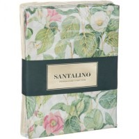 Кпб 1,5 спальный &quot;жасмин&quot; подод150х215 -1шт, прост(желт)180х220 -1шт, нав 50х70-2шт, 100% х\б, SANTALINO (984-002)