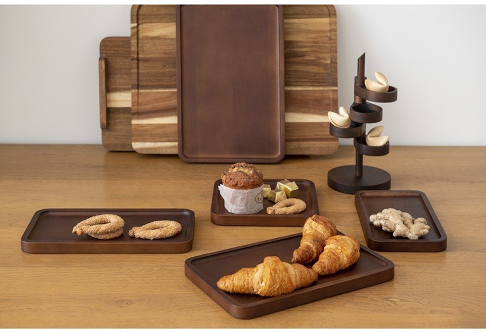 Поднос bernt, 30х20 см, орех (74805)