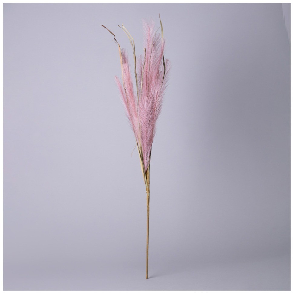 Цветок искусственный помпасная трава , цвет пастельный розовый Lefard (535-426)