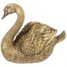 Фигурка декоративная "лебедь маленький" высота 18 см цвет: бронза с позолотой ИП Шихмурадов (169-394)