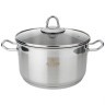 Кастрюля agness professional  высококачественная нерж сталь 18/10,  24x14 см 6,3 л Agness (936-304)