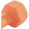 УЦЕНКА Гантель неопреновая DB-201 2 кг, оранжевый пастель (2100375)
