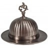 Емкость для икры 10519NIC/N, 14 см, латунь, стекло, Bronze, ROOMERS TABLEWARE