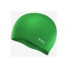 Шапочка для плавания TYR Wrinkle-Free Silicone Cap, силикон, LCSL/310, зеленый (777119)