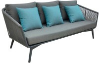 Диван трехместный &quot;ARIAL&quot; уличный серый 188*80*75см (TT-00012372)