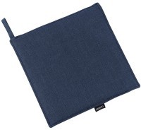 Прихватка из стираного льна синего цвета из коллекции essential, 22х22 см (76801)
