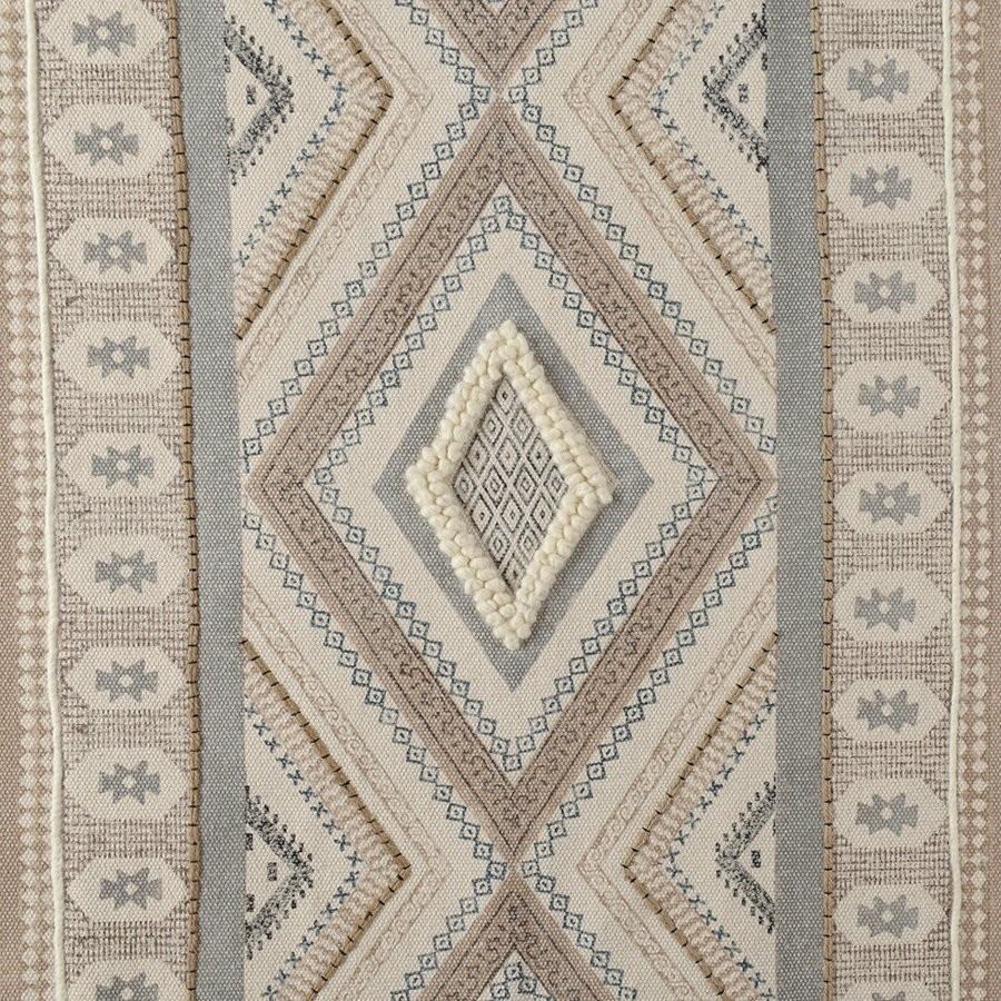 Ковер из хлопка, шерсти и джута с геометрическим орнаментом из коллекции ethnic, 160х230 см (69451)