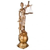 Фигурка &quot;фемида&quot; 12*11*40,5 см. серия &quot;махараджи&quot; Lefard (146-1375)