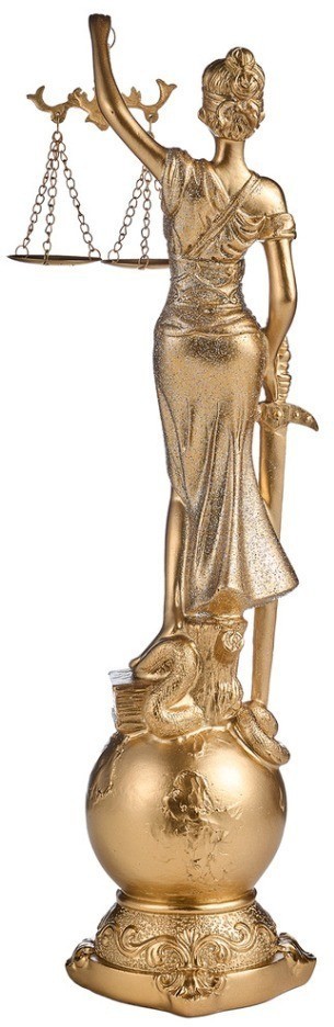 Фигурка "фемида" 12*11*40,5 см. серия "махараджи" Lefard (146-1375)