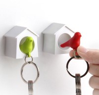 Держатель для ключей mini sparrow, белый/красный (44575)