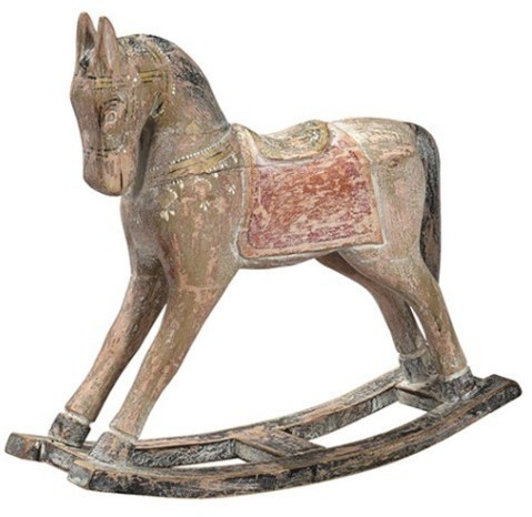 Лошадь декоративная XIX век, Индия PR45390, Массив манго, natural, ROOMERS ANTIQUE