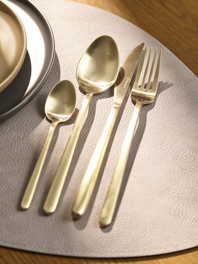 Набор из 4-х двухсторонних сервировочных салфеток drop, 33х41 см, черный/светло-серый (78744)