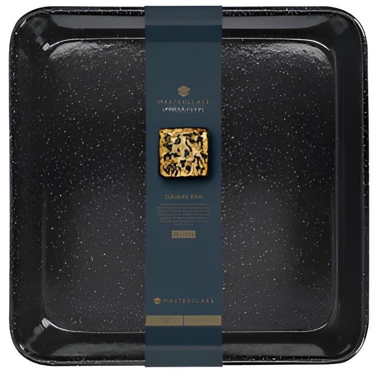 Форма для запекания квадратная MasterClass 23x4 см, стекловидная эмаль MCVITHB13