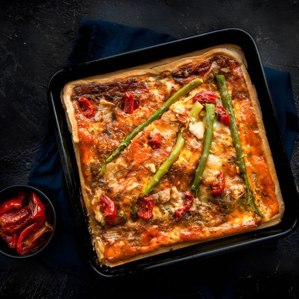 Форма для запекания квадратная MasterClass 23x4 см, стекловидная эмаль MCVITHB13