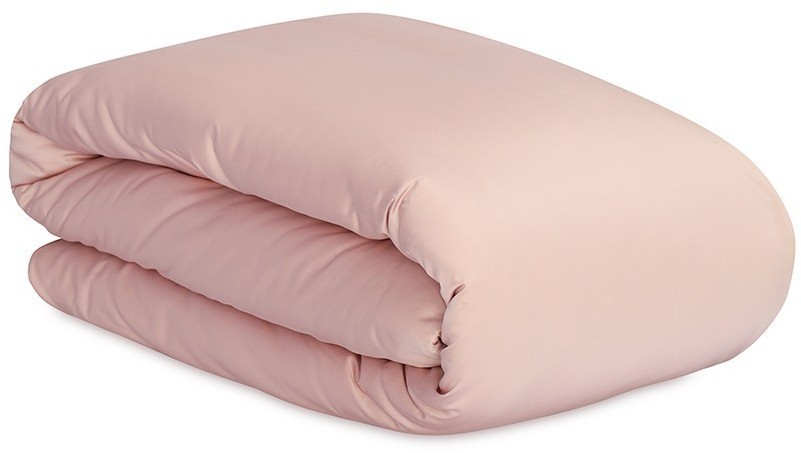 Комплект постельного белья из премиального сатина цвета пыльной розы из коллекции essential, 150х200 см (78460)