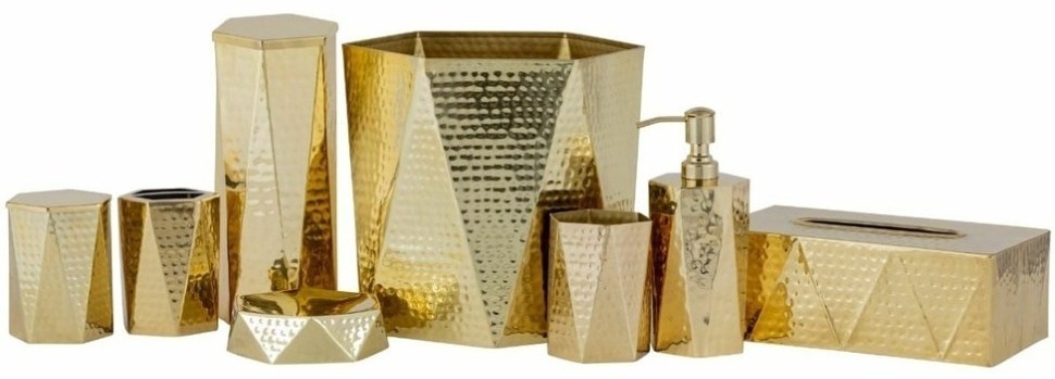 Набор для ванной комнаты "Благодать Екатерины" золотой VY031