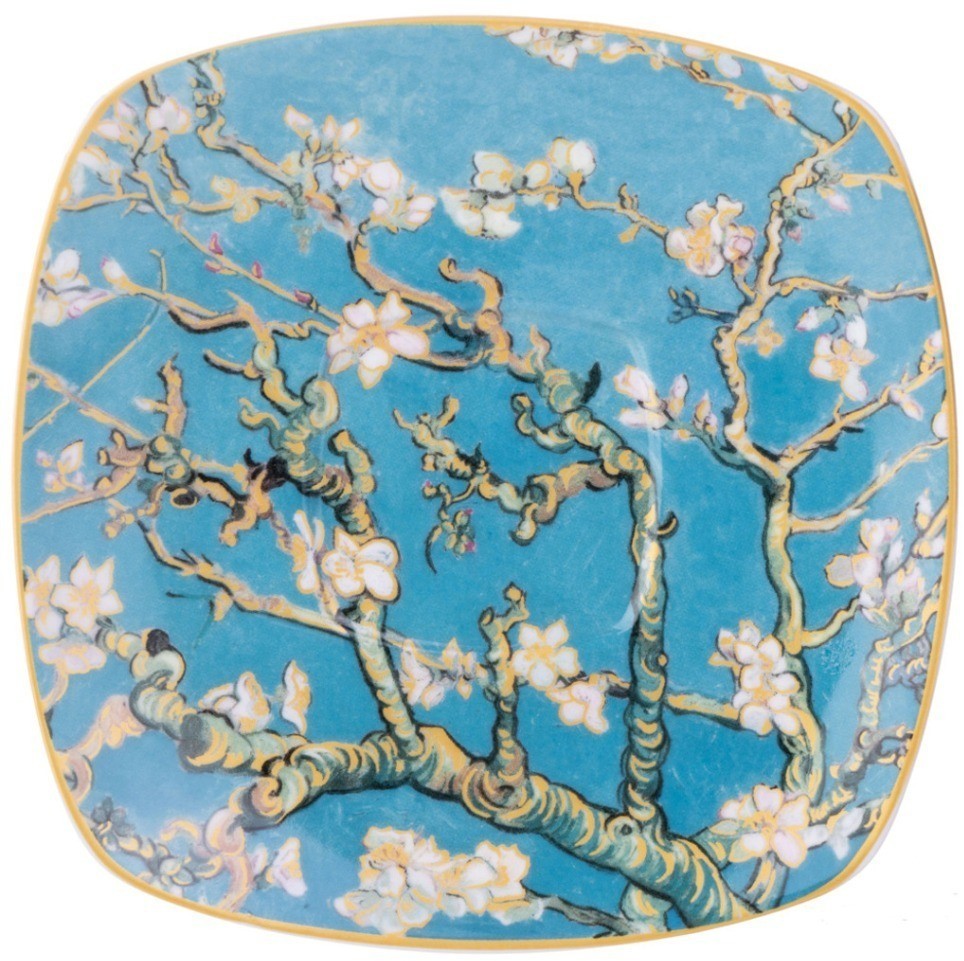 Чайный набор lefard "цветущий миндаль" (в. ван гог) на 4 пер. 8 пр. 250 мл (104-1020)