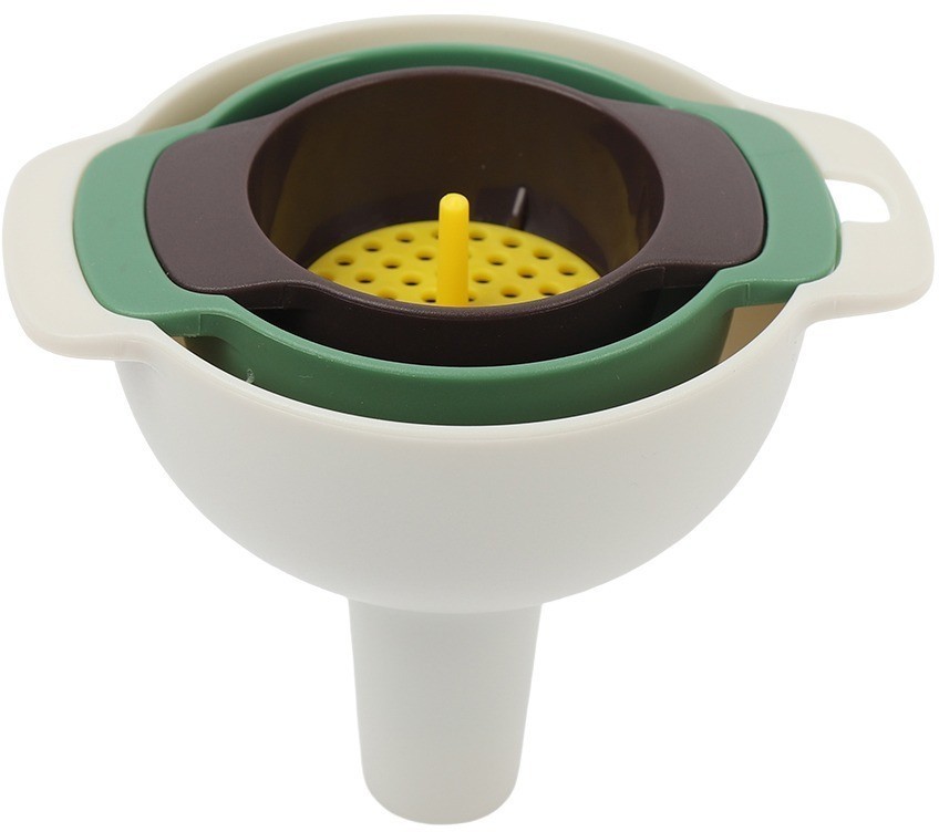 Набор из 3-х воронок и фильтра bakke (74704)