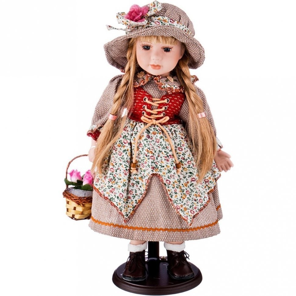 Кукла фарфоровая высота=42 см. RF COLLECTION (346-255)