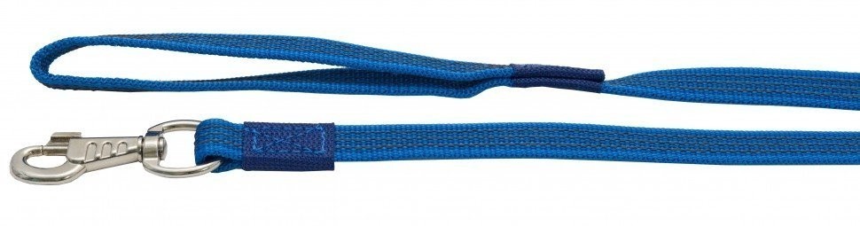Поводок нейлоновый с латексной нитью Каскад 2 см, длина 5 м, синий (83048)