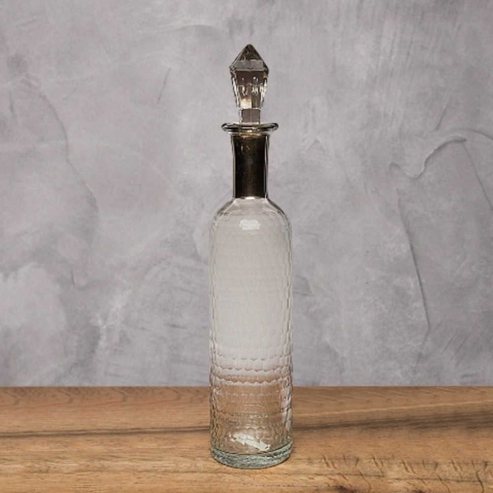 Бутыль 2122R, хрусталь, посеребрение, clear/silver, ROOMERS TABLEWARE