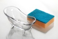 Подставка под губку + губка 14,5*6*7 см. коллекция &quot;muza&quot; Lefard (355-161)