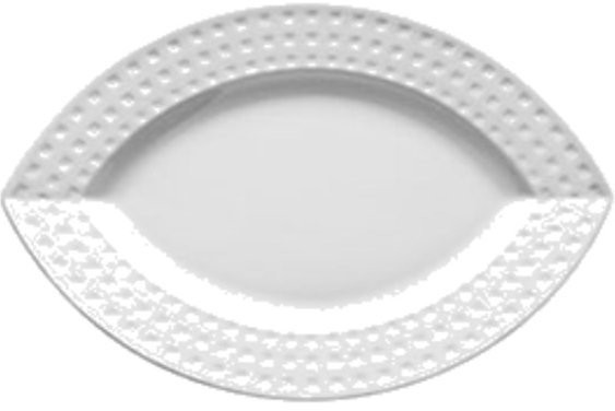Тарелка S0465/23259, фарфор, white