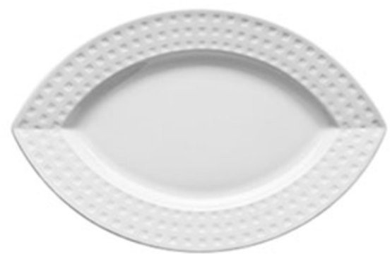 Тарелка S0465/23259, фарфор, white