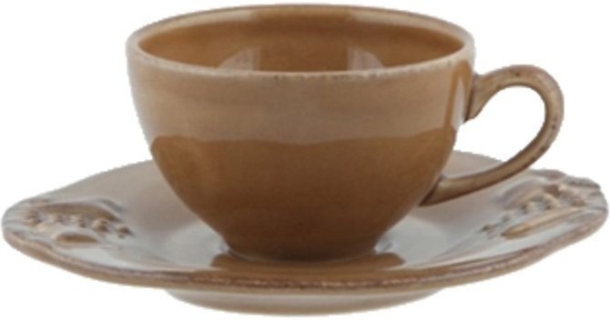 Кофейная пара MA227-MOC(MCS02-02005J)СНЯТО, керамика, Toffee, CASAFINA BY COSTA NOVA