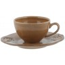 Кофейная пара MA227-MOC(MCS02-02005J)СНЯТО, керамика, Toffee, CASAFINA BY COSTA NOVA