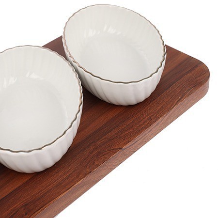 Менажница керамическая для сервировки 3 блюда LORAINE (90050-509)