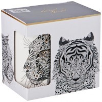 Кружка &quot;леопард&quot; 500мл 13,5*8,8*11,8см мал.уп.=12шт Lefard (97-609)