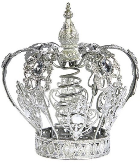 Декоративная корона TR 26293, Металл, silver, GOODWILL