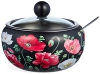 Сахарница agness &quot;маки&quot; 450 мл (916-416)