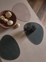 Набор из 2-х двухсторонних сервировочных салфеток drop, 33х41 см, зеленый/бежевый (79231)