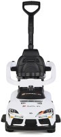 Электромобиль каталка 3in1 Toyota GR SUPRA GT4 (6V, EVA, ручка, пульт) (SMT-519B-WHITE)