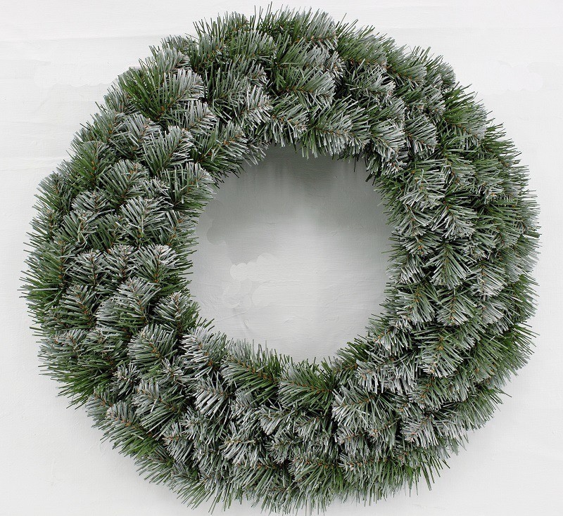 Триумф венок колорадо ø60 см заснеженный (73934)