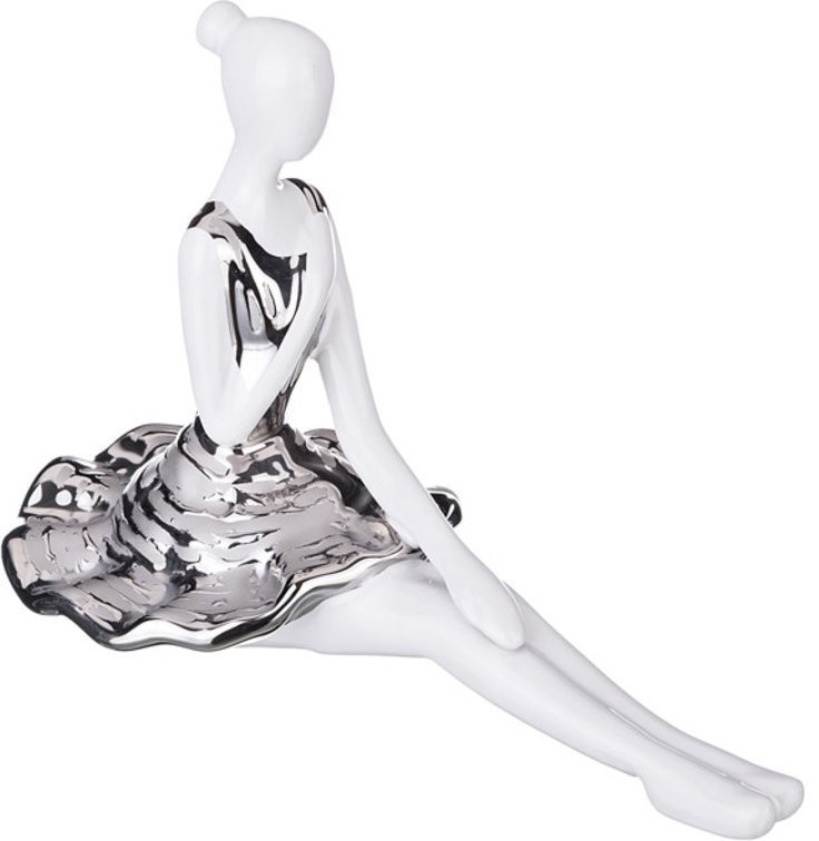 Статуэтка "балерина серебряная коллекция " 26*13 см высота=18 см Lefard (699-157)