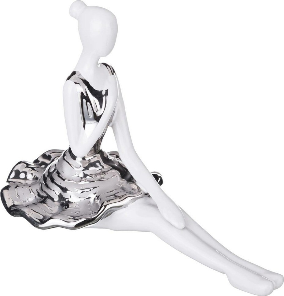 Статуэтка "балерина серебряная коллекция " 26*13 см высота=18 см Lefard (699-157)