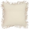 Чехол на подушку макраме с бахромой бежевого цвета из коллекции ethnic, 45х45 см (72880)