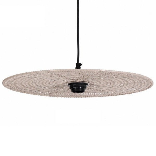 Светильник подвесной vinger, D42х8 см, бежевый (76209)