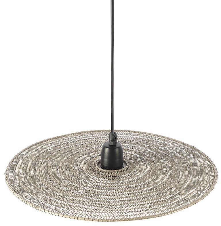 Светильник подвесной vinger, D42х8 см, бежевый (76209)