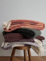 Плед мохеровый шоколадного цвета из коллекции essential, 130х180 см (79738)