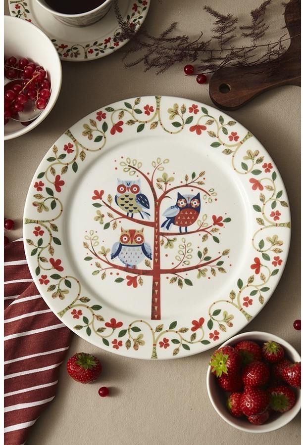 Тарелка owl из коллекции birds of paradise, D28 см (76696)