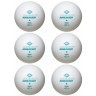 Мяч для настольного тенниса Donic 1* Elite, белый 6 шт. (1035729)
