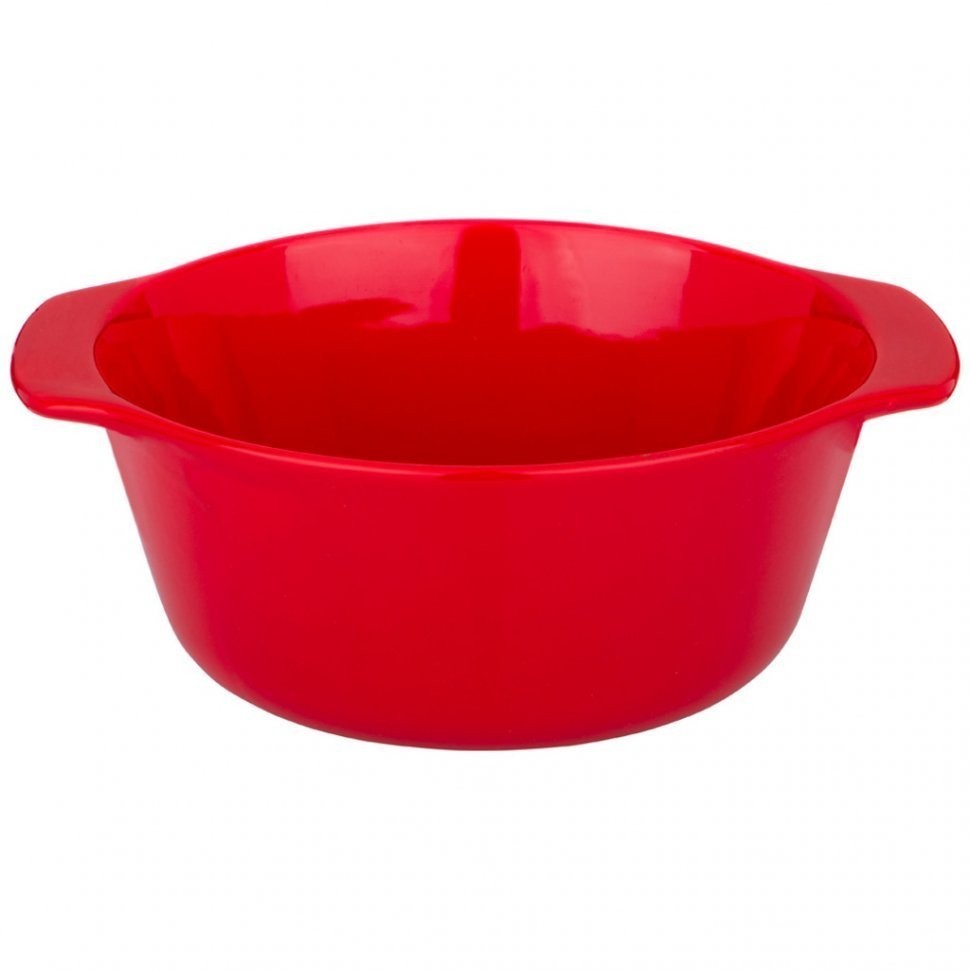 Форма для запекания со стеклянной жаропрочной крышкой agness 28*23*13,4см 2,5л красная (189-312)