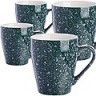 Набор кружек 340 мл 4 шт Зеленый мрамор LORAINE (31265-Н1)