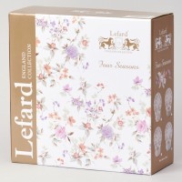 Чайный набор lefard &quot;времена года&quot; на 2 пер. 4 пр. 250 мл розовый (42-572)