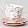 Чайный набор lefard "времена года" на 2 пер. 4 пр. 250 мл розовый (42-572)