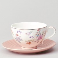 Чайный набор lefard &quot;времена года&quot; на 2 пер. 4 пр. 250 мл розовый (42-572)